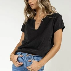 WORUI Marissa Tee In Black 9 WORUI Marissa Tee In Black