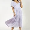 IN LOOM Skylar Midi Dress In Lilac 1 IN LOOM Skylar Midi Dress In Lilac