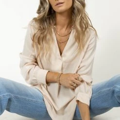 FUN 2 FUN New Arrivals Kyrie Blouse In Ivory