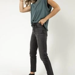 CELLO JEANS Back In Stock Bohme Mom Jeans In Black
