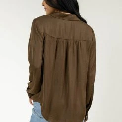 FUN 2 FUN New Arrivals Kyrie Blouse In Olive