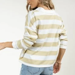 LIME N CHILI Ryker Rugby Stripe Top New Arrivals