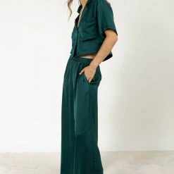 LUSH CLOTHING New Arrivals Haisley Pants In Emerald