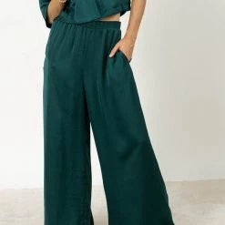 LUSH CLOTHING New Arrivals Haisley Pants In Emerald