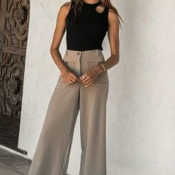 SINA Tops Addison Tank Top In Black