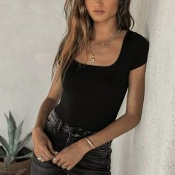 FINAL TOUCH COLLECTION Ava Bodysuit In White