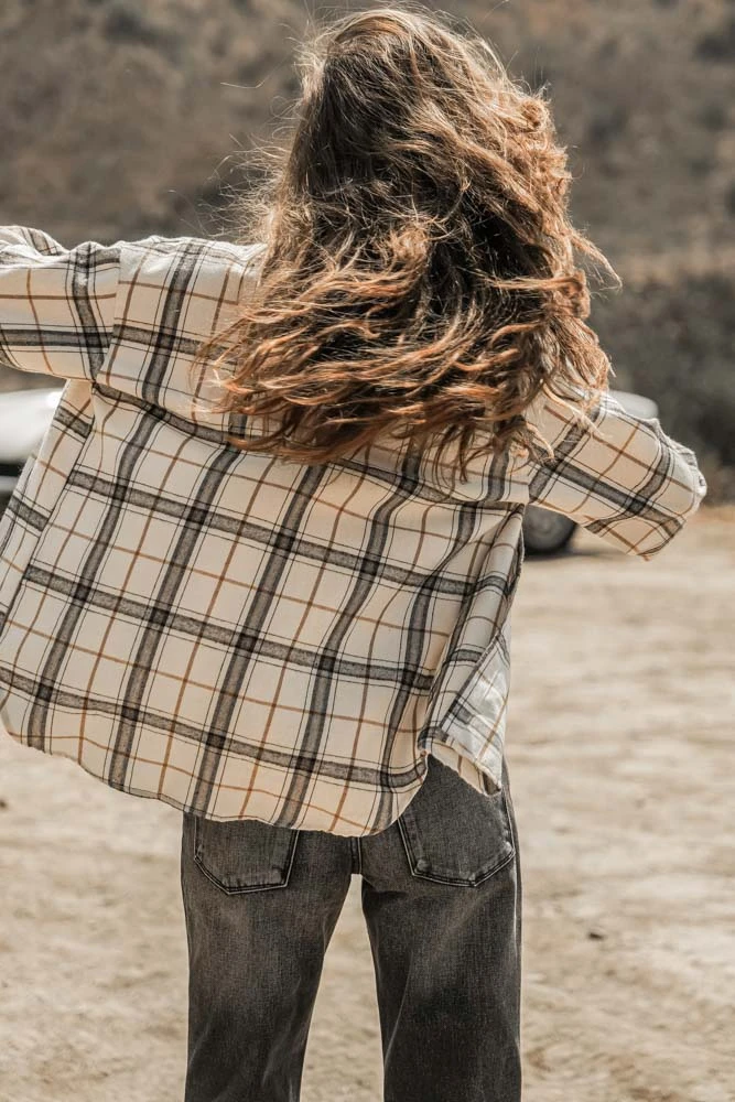 QIZHEN Sequoia Plaid Top Tops 7 QIZHEN Sequoia Plaid Top Tops