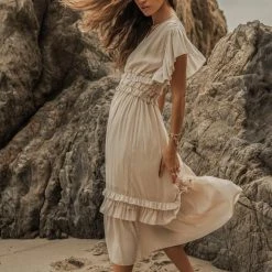 WORUI Willa Ruffle Dress In Light Blue Top Sellers 39 WORUI Willa Ruffle Dress In Light Blue Top Sellers