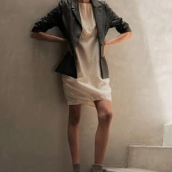 LE LIS Work Edit Alonso Vegan Leather Blazer In Camel 19 LE LIS Work Edit Alonso Vegan Leather Blazer In Camel