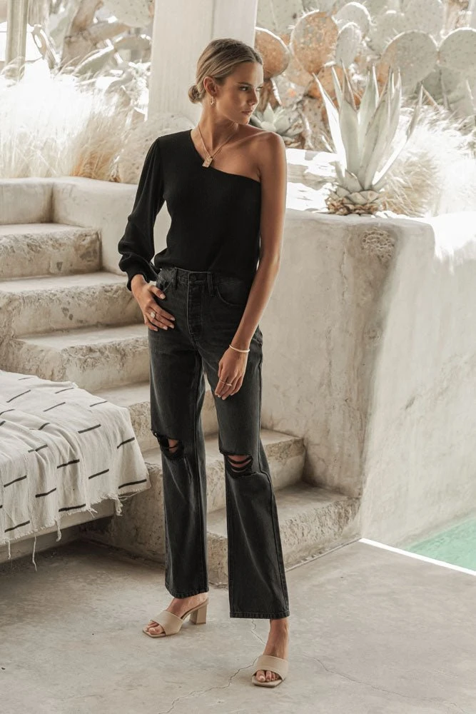 GINGER G Izzie Single Shoulder Top - FINAL SALE 5 GINGER G Izzie Single Shoulder Top - FINAL SALE