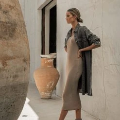 WORUI Denim Tymberlee Shirt Jacket In Black - FINAL SALE