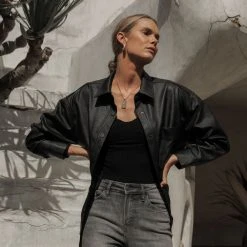 Kancan Patricia Vegan Leather Jacket - FINAL SALE