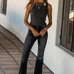 SINA Back In Stock Addison Tank Top In Olive