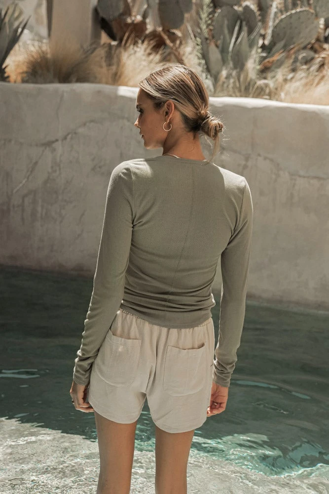 WORUI Ivanna Henley Top In Lavender 10 WORUI Ivanna Henley Top In Lavender