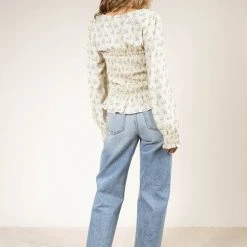 SINA Ariana Smocked Blouse New Arrivals