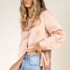 FUN 2 FUN Keagan Button Up In Blush