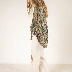 LIME N CHILI Long Sleeve Kayte Button Down Top