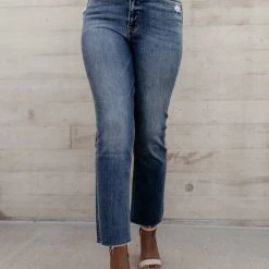 PLASTIC New Arrivals Flying Monkey Stretchy Straight Leg Denim