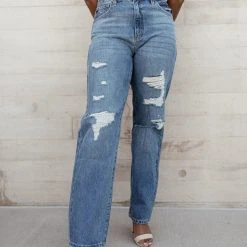 KanCan Sunny Relaxed Straight Jeans - FINAL SALE Denim