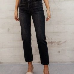PLASTIC Back In Stock Flying Monkey Miley Straight Jeans