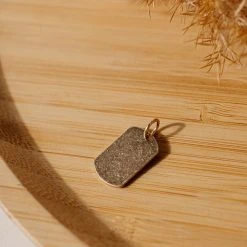 LA RADIANT VAL JEAN GLOBAL Dog Tag Pendant Necklaces