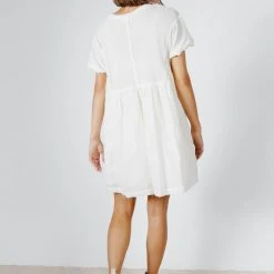 SINA Carol Mini Dress In Ivory