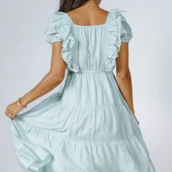 WORUI New Arrivals Laney Midi Dress In Mint