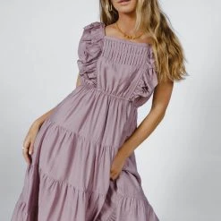 WORUI Laney Midi Dress In Lavender