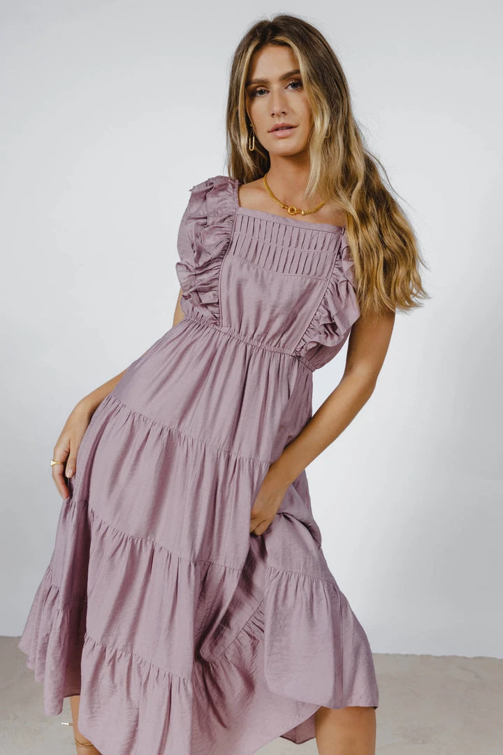 WORUI Laney Midi Dress In Lavender 3 WORUI Laney Midi Dress In Lavender