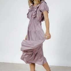 WORUI Laney Midi Dress In Lavender 11 WORUI Laney Midi Dress In Lavender