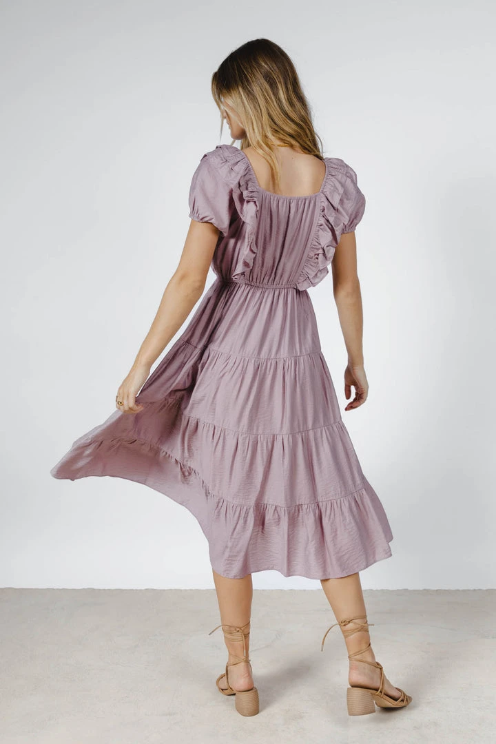 WORUI Laney Midi Dress In Lavender 5 WORUI Laney Midi Dress In Lavender