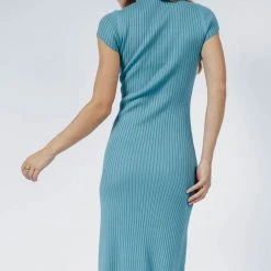 TEA N ROSE Kimi Bodycon Dress In Teal New Arrivals 11 TEA N ROSE Kimi Bodycon Dress In Teal New Arrivals