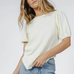 WELLMADE INC Jude Top In Ivory