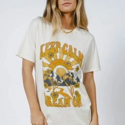 SWEET CLAIRE Keep Calm Graphic Tee