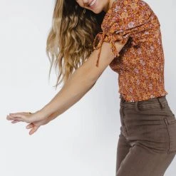 LUSH CLOTHING Robbie Floral Top New Arrivals