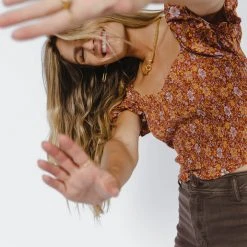 LUSH CLOTHING Robbie Floral Top New Arrivals