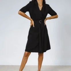 OVI Briar Mini Dress In Black New Arrivals