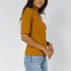 WORUI New Arrivals Lennox Top In Camel