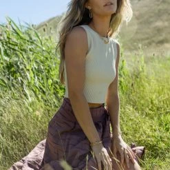 MISS LOVE Sally Ribbed Tank New Arrivals