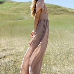 RICARICA New Arrivals PREORDER - Josie Maxi Dress In Taupe 13 RICARICA New Arrivals PREORDER - Josie Maxi Dress In Taupe