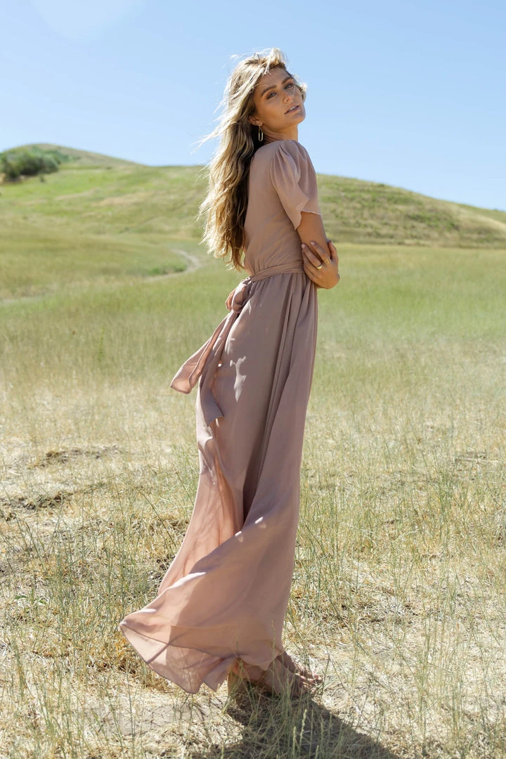 RICARICA New Arrivals PREORDER - Josie Maxi Dress In Taupe 10 RICARICA New Arrivals PREORDER - Josie Maxi Dress In Taupe