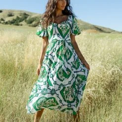 Flying Tomato Mabel Midi Dress Dresses