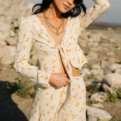 DRESS FORUM Bohme In Bloom Miranda Crop Top - FINAL SALE