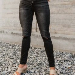 PLASTIC Fresh Markdowns Vervet Vincent Skinny Jeans - FINAL SALE