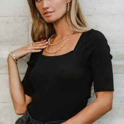 Tops Vero Moda Michaelis Ribbed Top