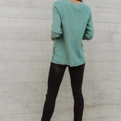 STACCATO Felix Side Button Top - FINAL SALE