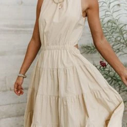 &MERCI Carlotta Tiered Maxi Dress In Black - FINAL SALE