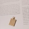 LA RADIANT VAL JEAN GLOBAL Gingham Pendant Charm