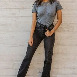 GINGER G Fossette Ruched Top Tops