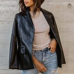 GINGER G Fossette Ruched Top Tops